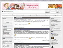 Tablet Screenshot of forums.shinsen-radio.org